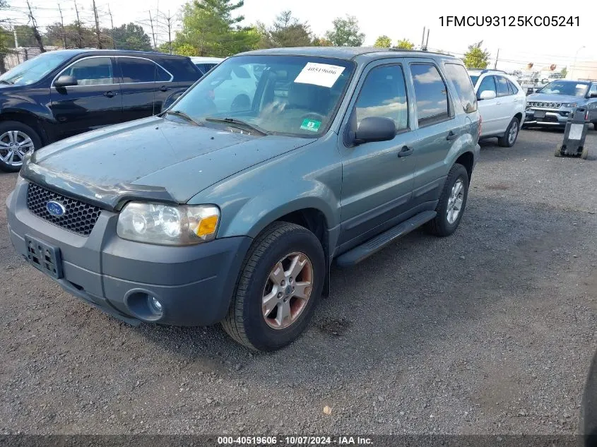 2005 Ford Escape Xlt VIN: 1FMCU93125KC05241 Lot: 40519606