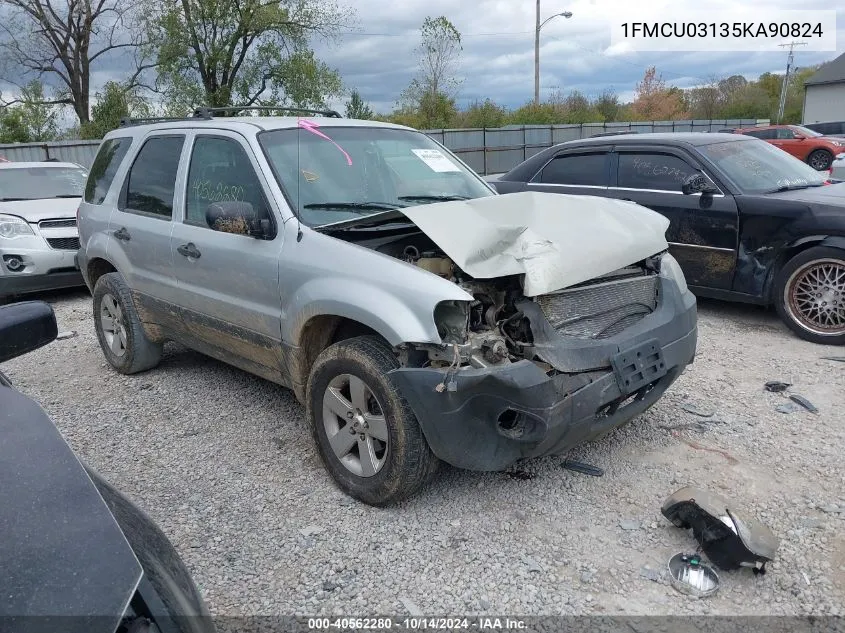 2005 Ford Escape Xlt VIN: 1FMCU03135KA90824 Lot: 40562280