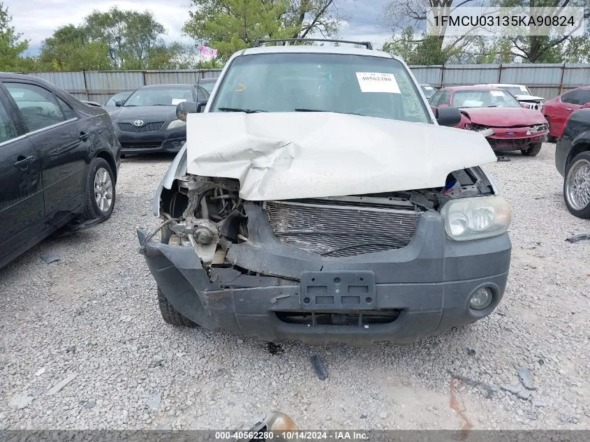 2005 Ford Escape Xlt VIN: 1FMCU03135KA90824 Lot: 40562280