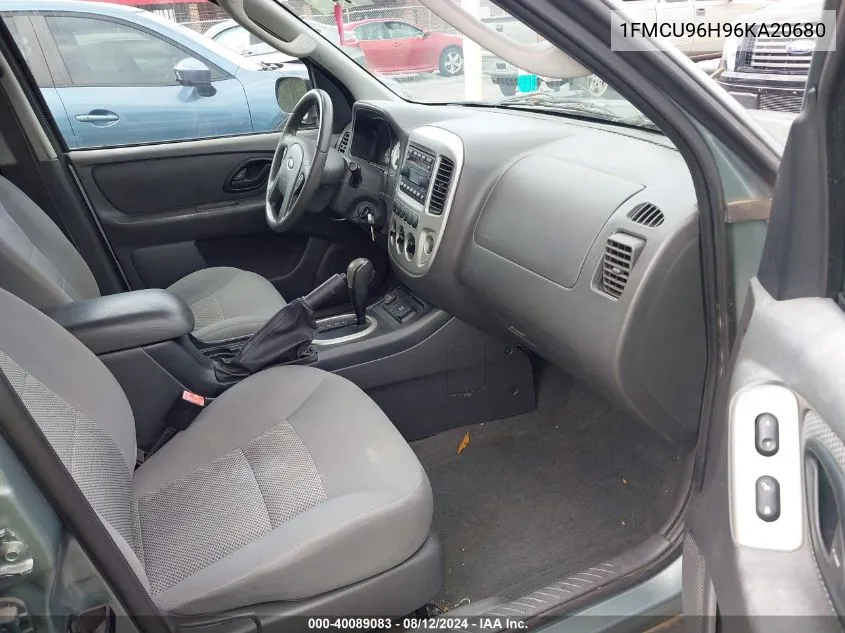 1FMCU96H96KA20680 2006 Ford Escape Hybrid