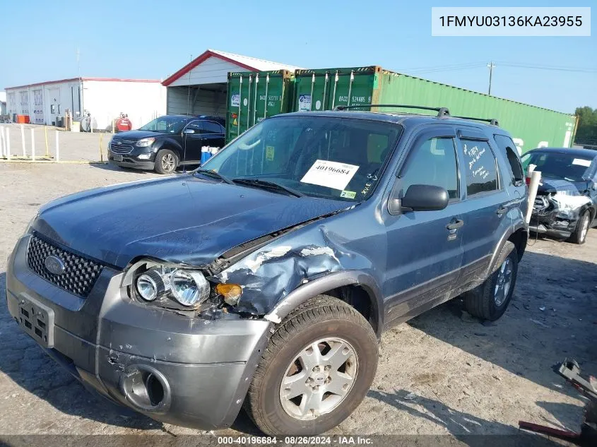 1FMYU03136KA23955 2006 Ford Escape Xlt/Xlt Sport