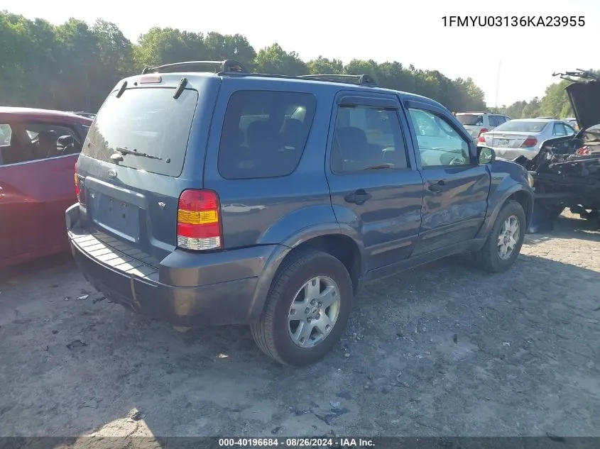 1FMYU03136KA23955 2006 Ford Escape Xlt/Xlt Sport