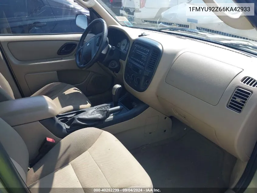 1FMYU92Z66KA42933 2006 Ford Escape Xls/Xls Manual