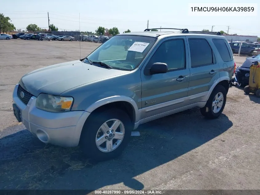 1FMCU96H06KA39859 2006 Ford Escape Hybrid