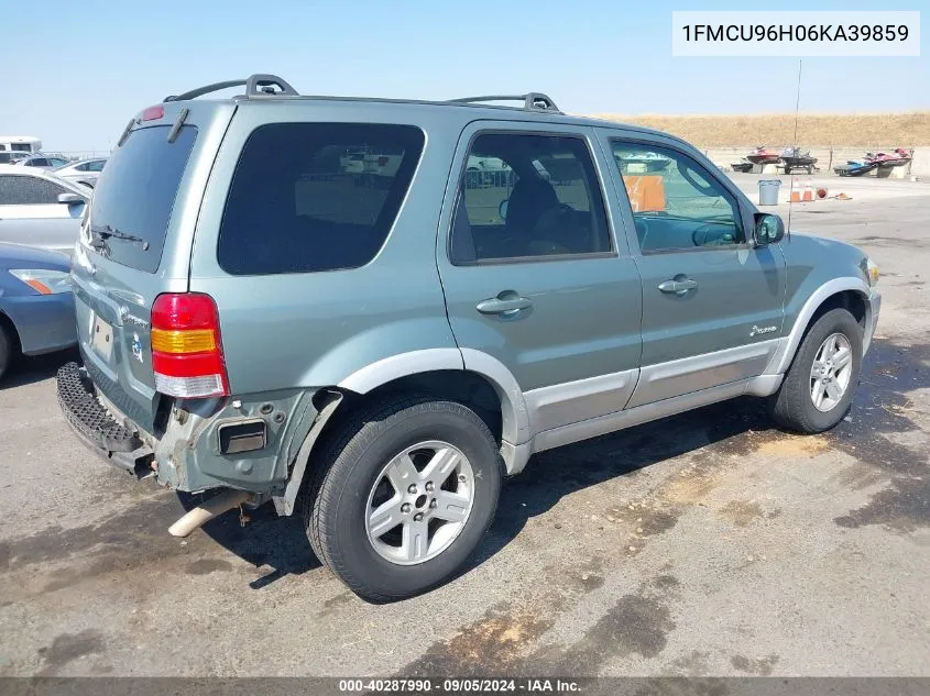 1FMCU96H06KA39859 2006 Ford Escape Hybrid