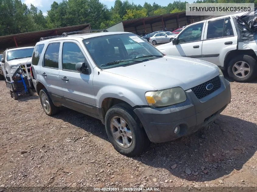 2006 Ford Escape Xlt/Xlt Sport VIN: 1FMYU03156KC35580 Lot: 40293691