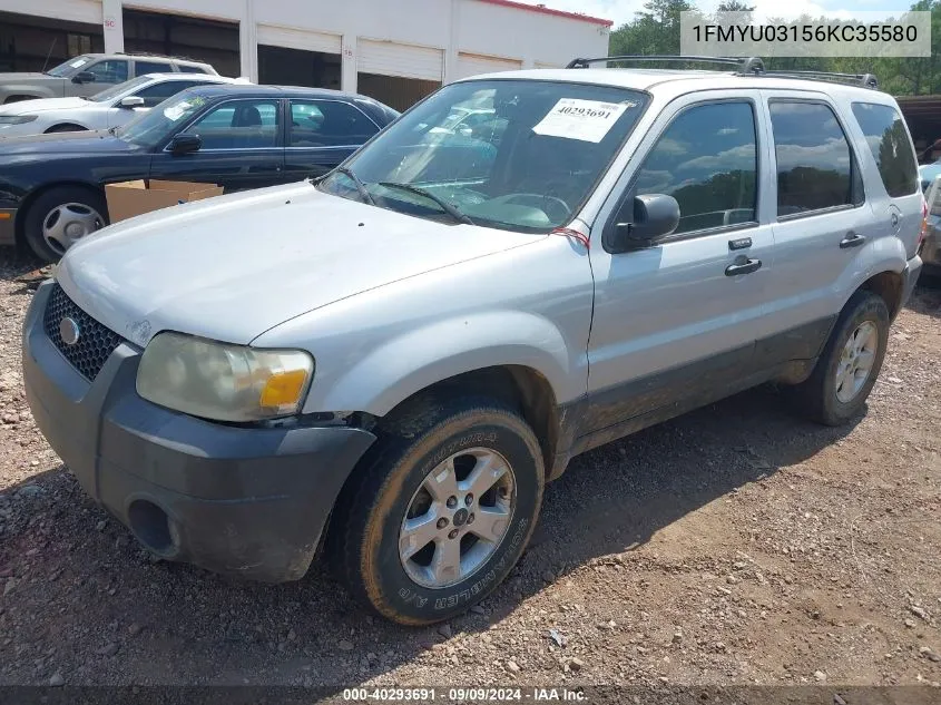 2006 Ford Escape Xlt/Xlt Sport VIN: 1FMYU03156KC35580 Lot: 40293691