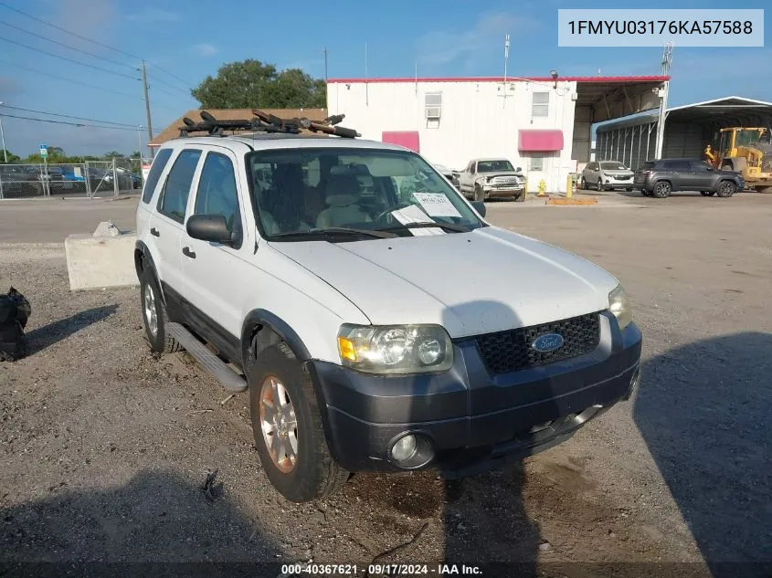 2006 Ford Escape Xlt/Xlt Sport VIN: 1FMYU03176KA57588 Lot: 40367621