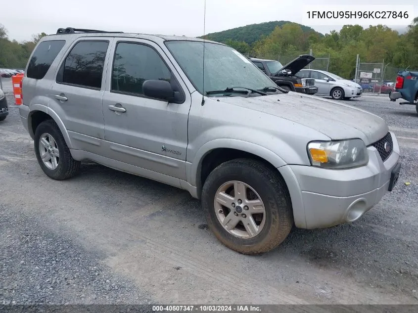 2006 Ford Escape Hybrid VIN: 1FMCU95H96KC27846 Lot: 40507347