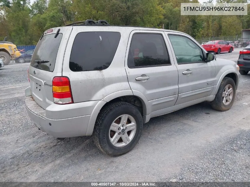 2006 Ford Escape Hybrid VIN: 1FMCU95H96KC27846 Lot: 40507347