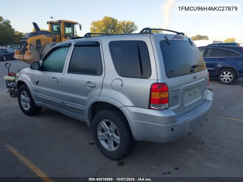 2006 Ford Escape Hev VIN: 1FMCU96H46KC27879 Lot: 40516969