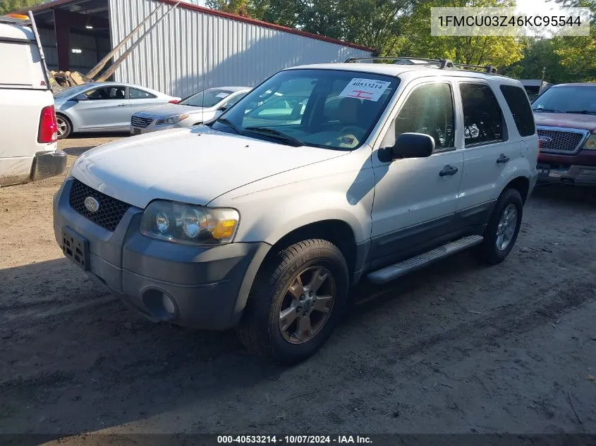 2006 Ford Escape Xlt VIN: 1FMCU03Z46KC95544 Lot: 40533214