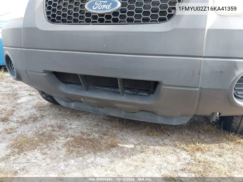 1FMYU02Z16KA41359 2006 Ford Escape Xls/Xls Manual