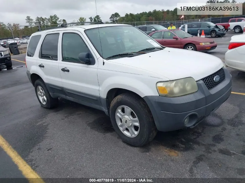 1FMCU03186KA39613 2006 Ford Escape Xlt/Xlt Sport