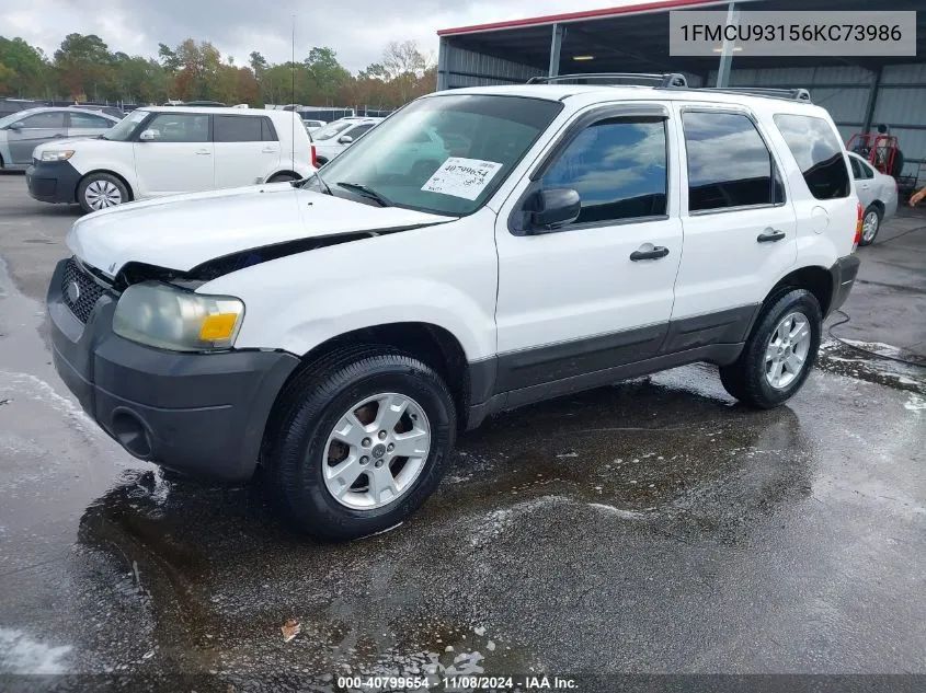 2006 Ford Escape Xlt/Xlt Sport VIN: 1FMCU93156KC73986 Lot: 40799654