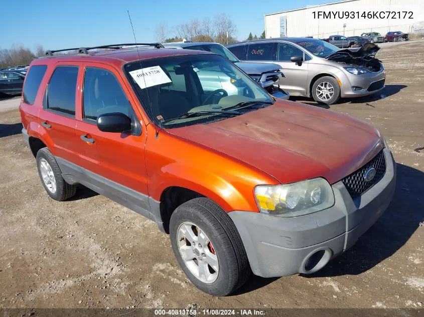 2006 Ford Escape Xlt/Xlt Sport VIN: 1FMYU93146KC72172 Lot: 40813758