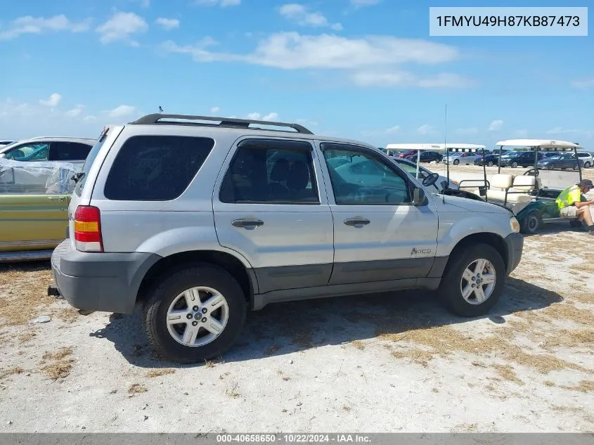 2007 Ford Escape Hybrid VIN: 1FMYU49H87KB87473 Lot: 40658650