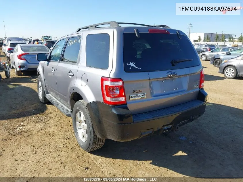 1FMCU94188KA97694 2008 Ford Escape Limited