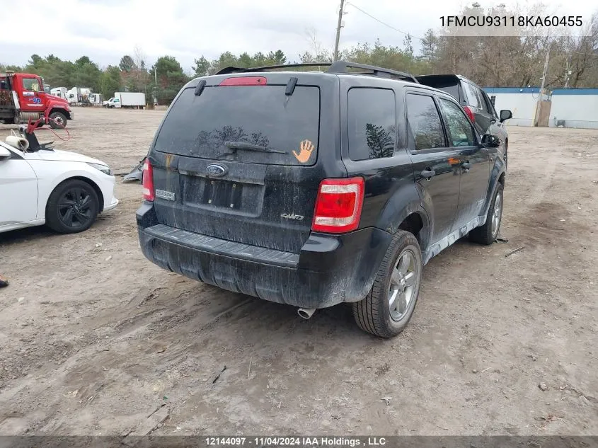 1FMCU93118KA60455 2008 Ford Escape Xlt