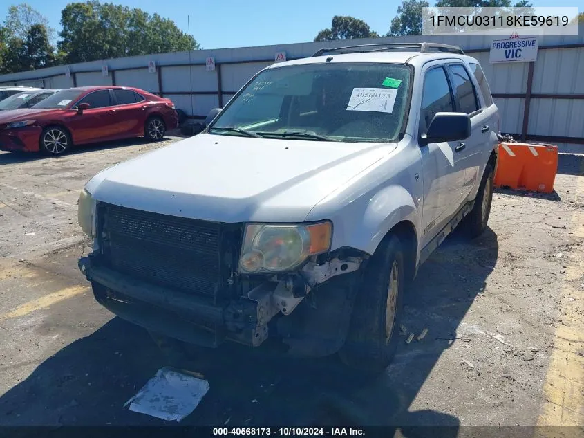 1FMCU03118KE59619 2008 Ford Escape Xlt