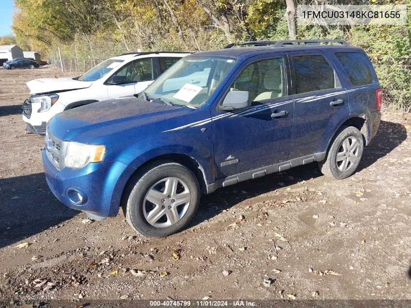 1FMCU03148KC81656 2008 Ford Escape Xlt