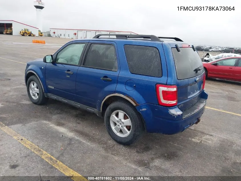 1FMCU93178KA73064 2008 Ford Escape Xlt