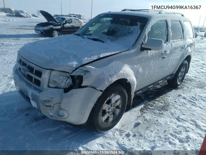 1FMCU94G99KA16367 2009 Ford Escape Limited