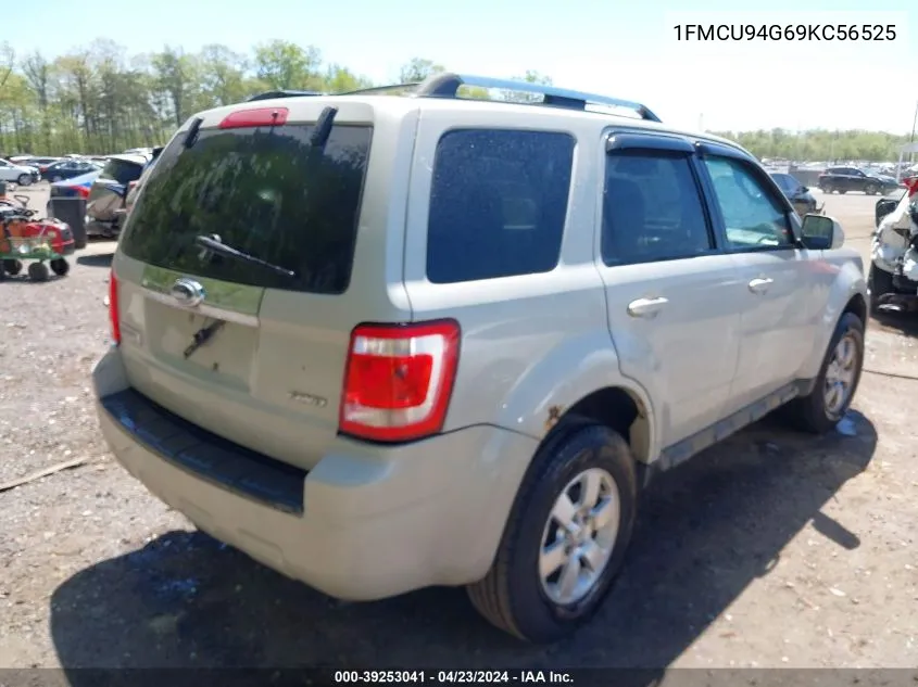 2009 Ford Escape Limited VIN: 1FMCU94G69KC56525 Lot: 39253041