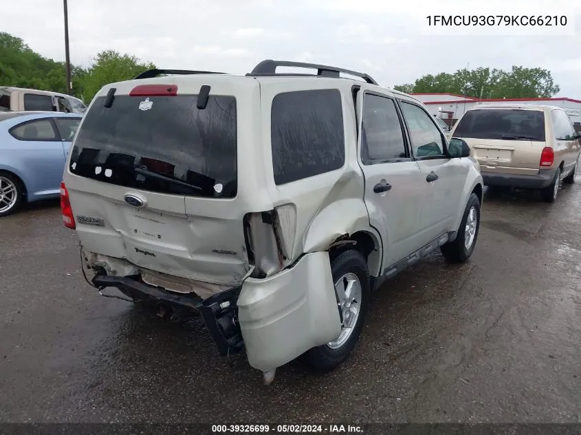 2009 Ford Escape Xlt VIN: 1FMCU93G79KC66210 Lot: 39326699