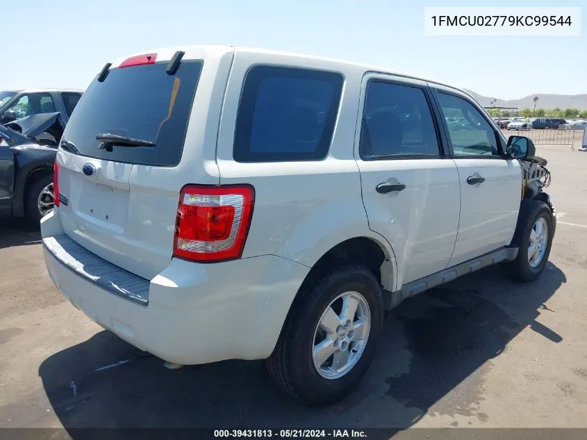 2009 Ford Escape Xls/Xls Manual VIN: 1FMCU02779KC99544 Lot: 39431813