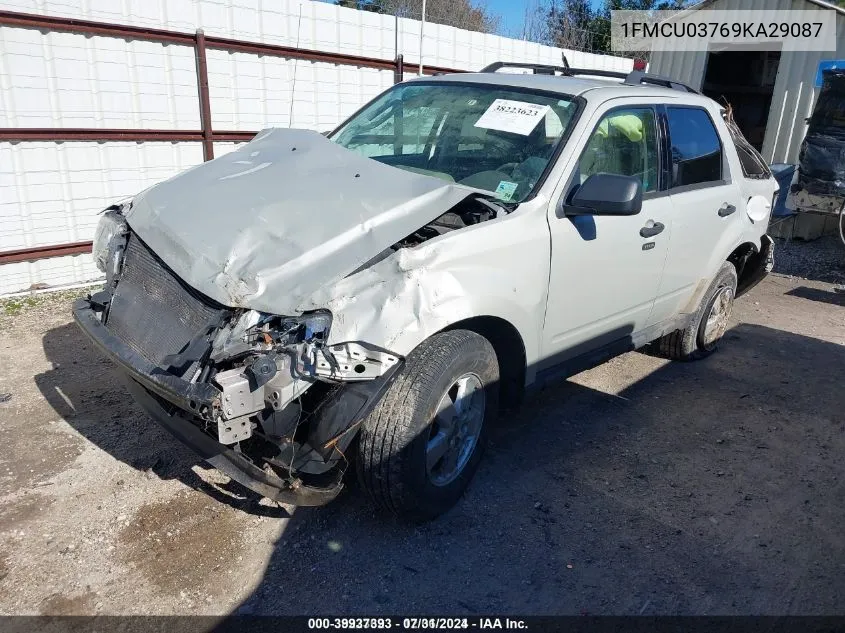 1FMCU03769KA29087 2009 Ford Escape Xlt