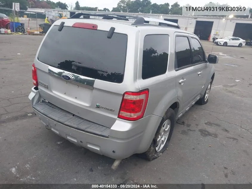 1FMCU49319KB30369 2009 Ford Escape Hybrid Limited