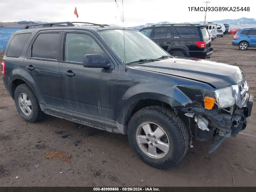 2009 Ford Escape Xlt VIN: 1FMCU93G89KA25448 Lot: 40199456