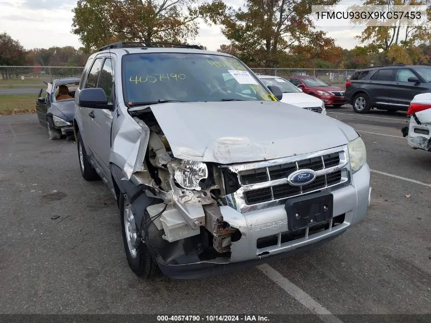 2009 Ford Escape Xlt VIN: 1FMCU93GX9KC57453 Lot: 40574790