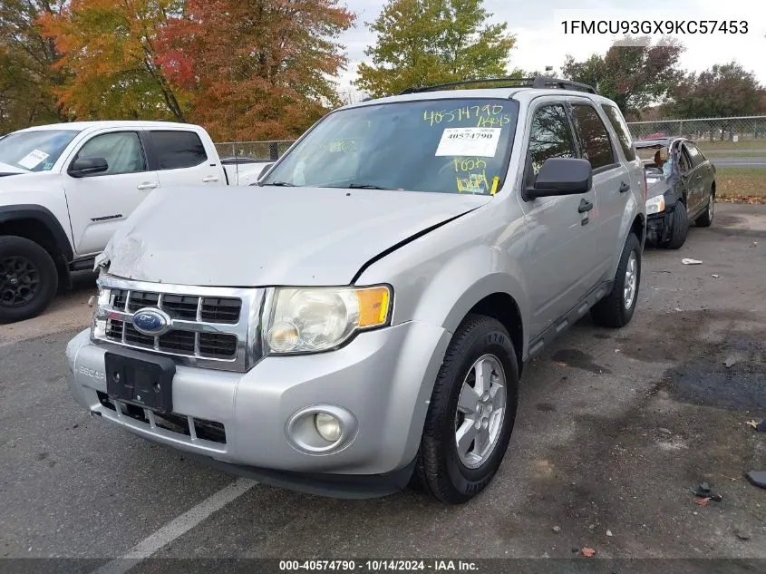 2009 Ford Escape Xlt VIN: 1FMCU93GX9KC57453 Lot: 40574790