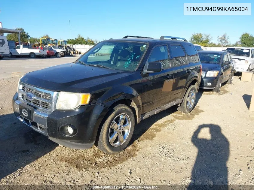 2009 Ford Escape Limited VIN: 1FMCU94G99KA65004 Lot: 40605212