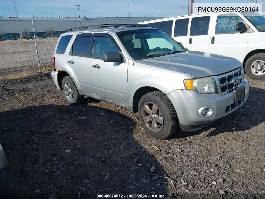 2009 Ford Escape Xlt VIN: 1FMCU93G89KC80164 Lot: 40674872