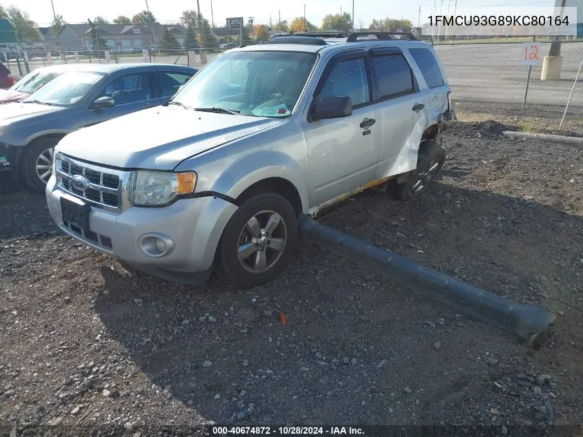 2009 Ford Escape Xlt VIN: 1FMCU93G89KC80164 Lot: 40674872