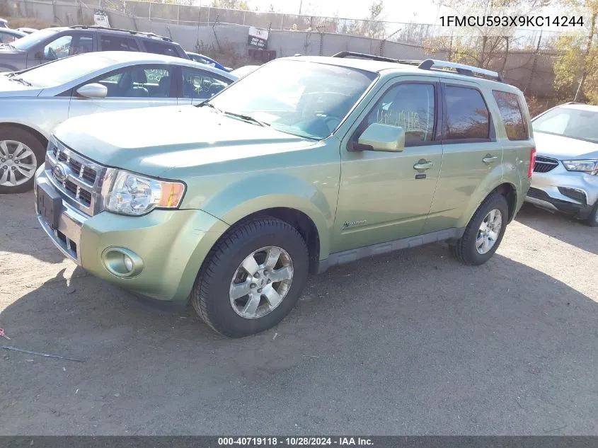 2009 Ford Escape Hybrid VIN: 1FMCU593X9KC14244 Lot: 40719118