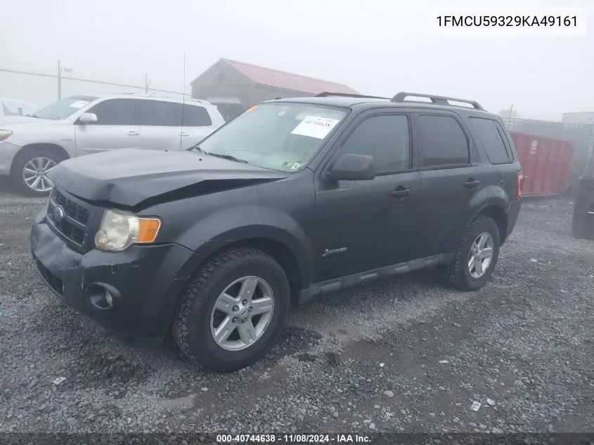 1FMCU59329KA49161 2009 Ford Escape Hybrid Limited