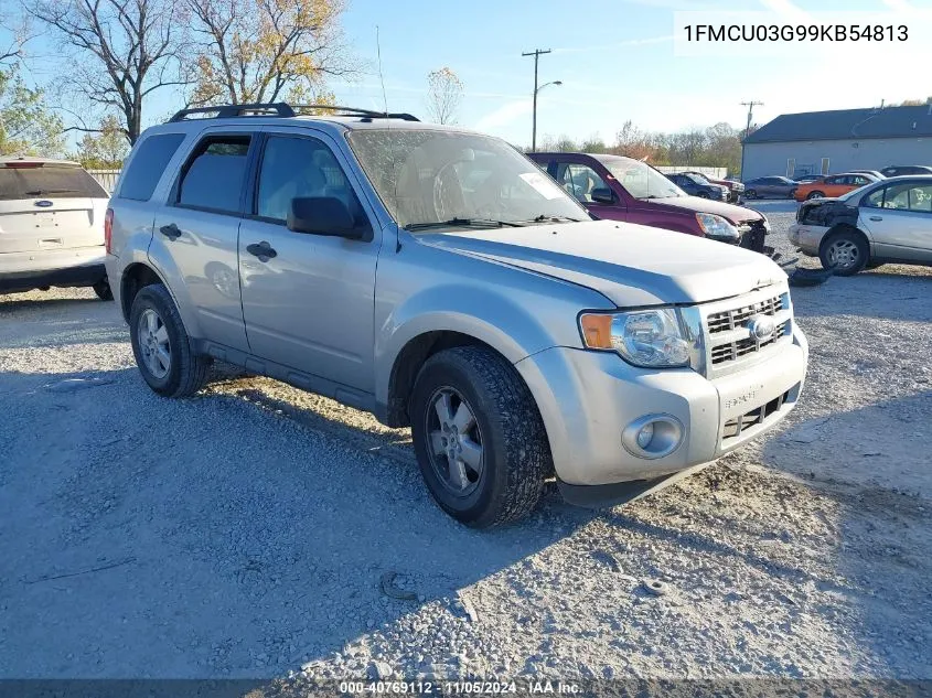 2009 Ford Escape Xlt VIN: 1FMCU03G99KB54813 Lot: 40769112