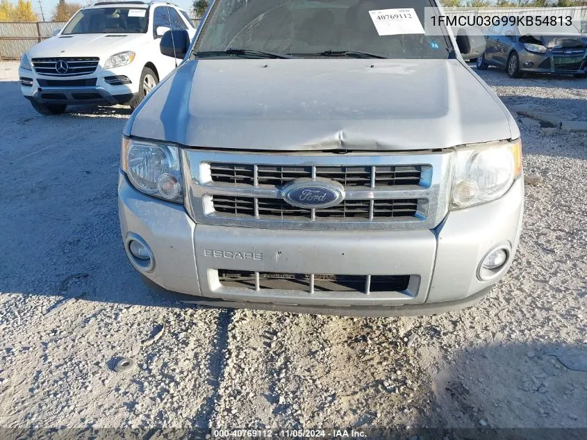 2009 Ford Escape Xlt VIN: 1FMCU03G99KB54813 Lot: 40769112