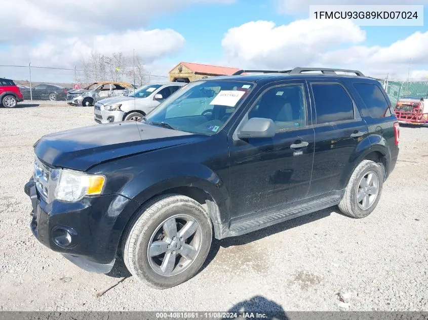 1FMCU93G89KD07024 2009 Ford Escape Xlt