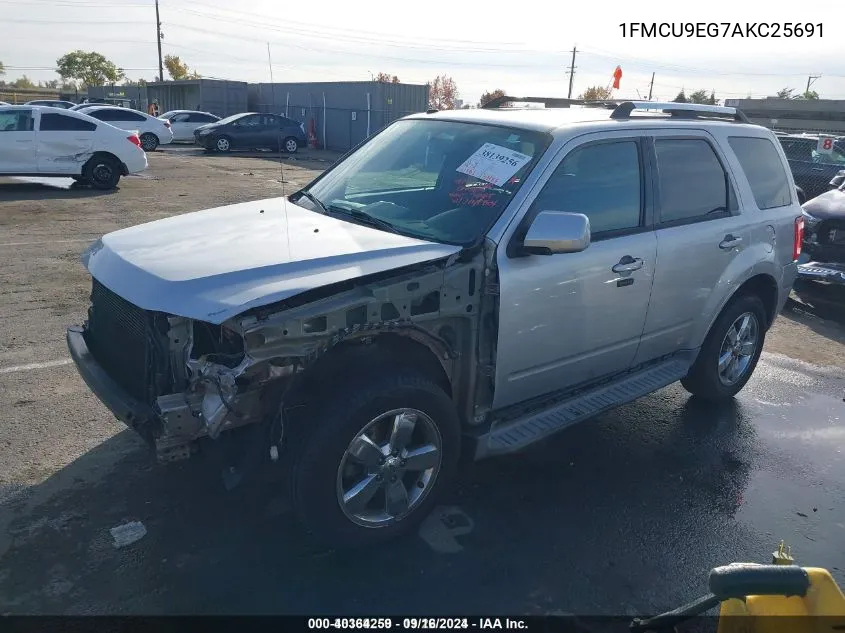 2010 Ford Escape Limited VIN: 1FMCU9EG7AKC25691 Lot: 40364259