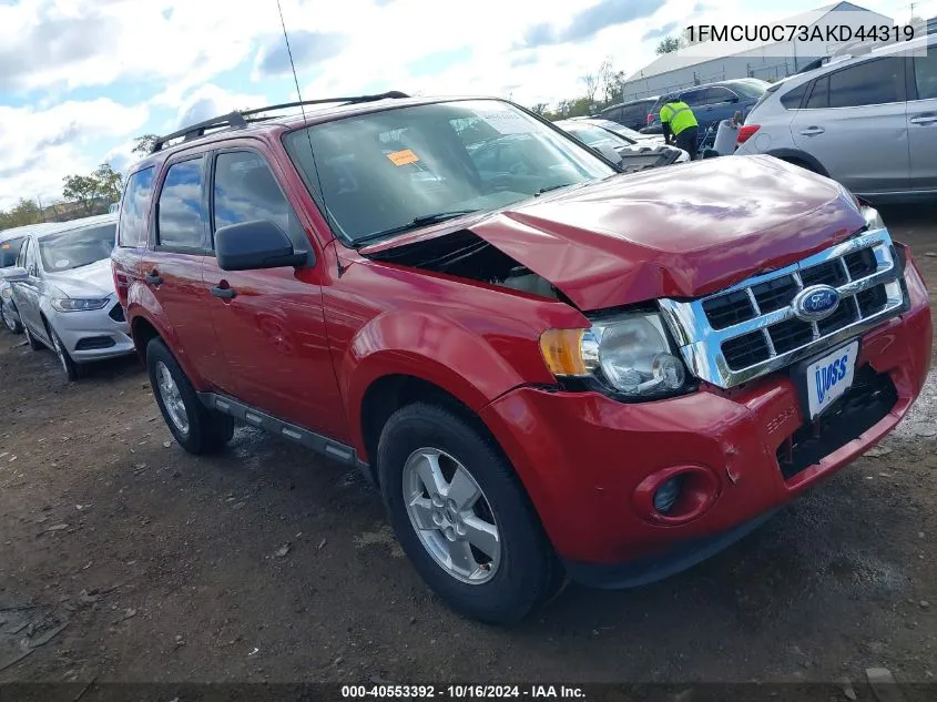 2010 Ford Escape Xls VIN: 1FMCU0C73AKD44319 Lot: 40553392