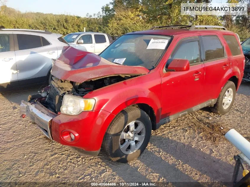 2010 Ford Escape Limited VIN: 1FMCU9EG4AKC13899 Lot: 40564486