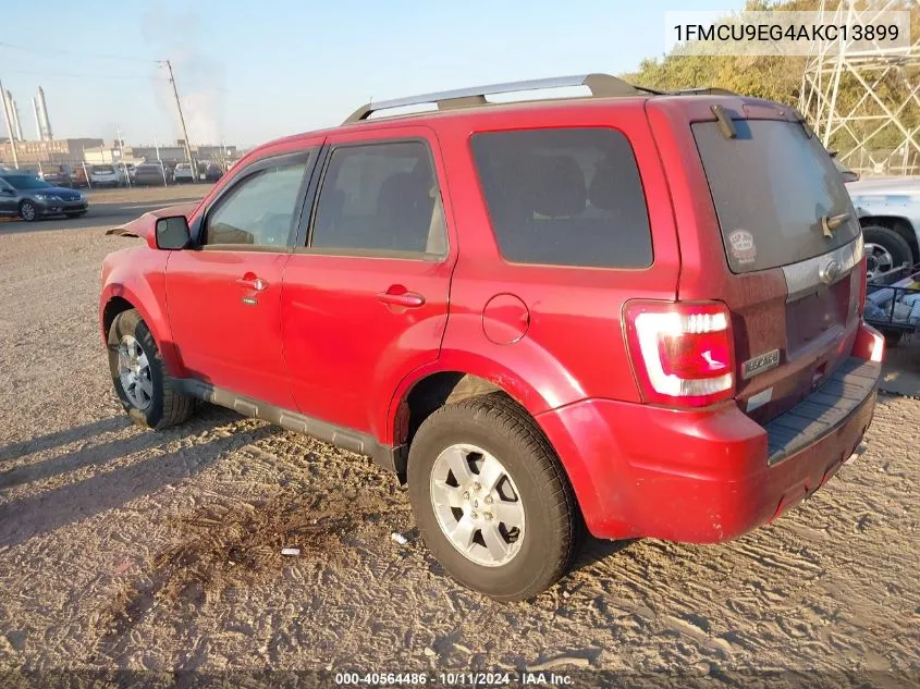 2010 Ford Escape Limited VIN: 1FMCU9EG4AKC13899 Lot: 40564486