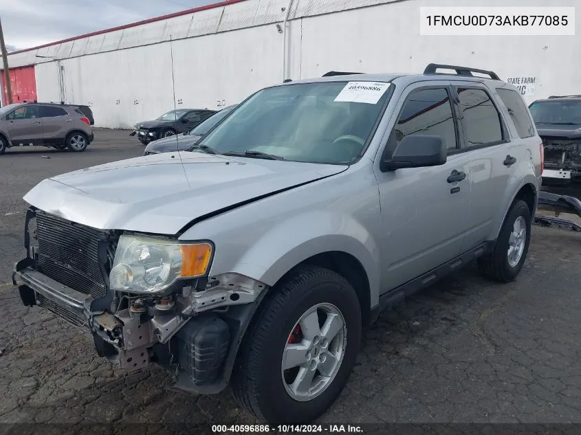 2010 Ford Escape Xlt VIN: 1FMCU0D73AKB77085 Lot: 40596886