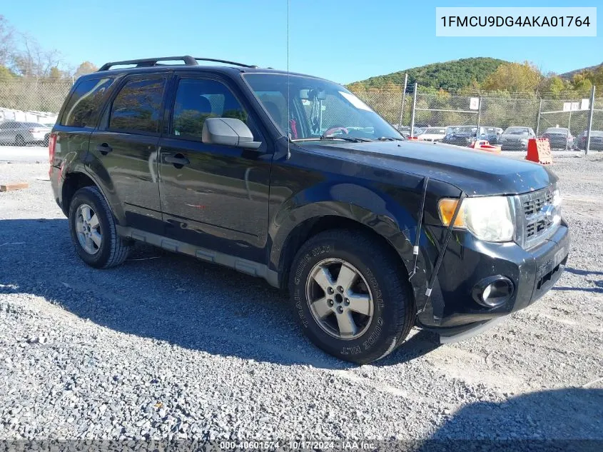 2010 Ford Escape Xlt VIN: 1FMCU9DG4AKA01764 Lot: 40601574