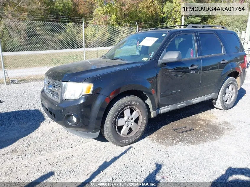 2010 Ford Escape Xlt VIN: 1FMCU9DG4AKA01764 Lot: 40601574